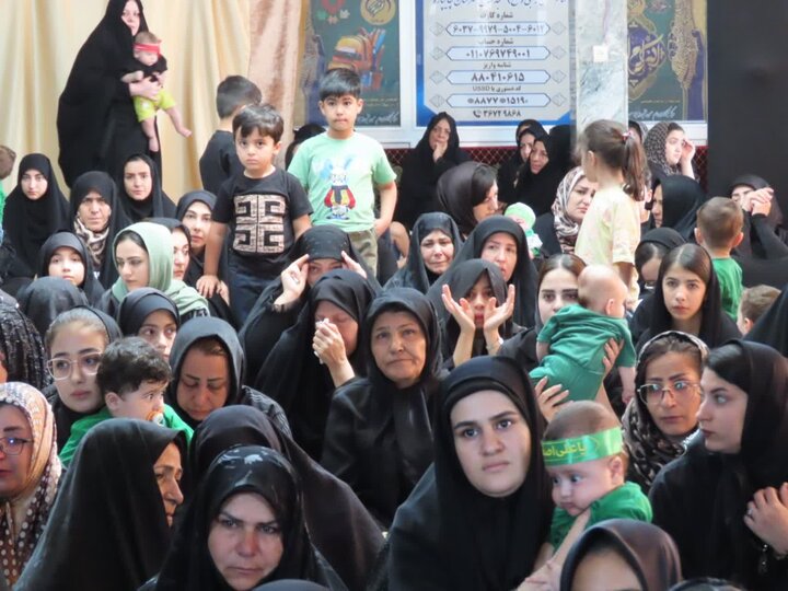 تصاویر/ مراسم شیرخوارگان حسینی در چایپاره