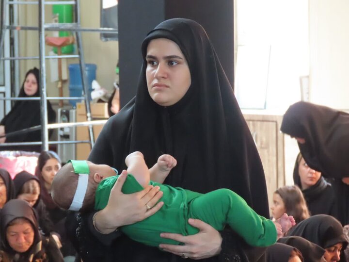 تصاویر/ مراسم شیرخوارگان حسینی در چایپاره
