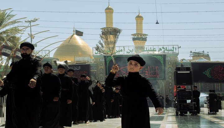 آغاز حرکت دسته های عزاداری در بین الحرمین کربلا با آغاز ماه محرم