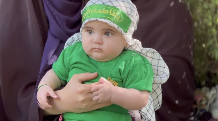 تصاویر/ مراسم شیرخوارگان حسینی در چهاربرج