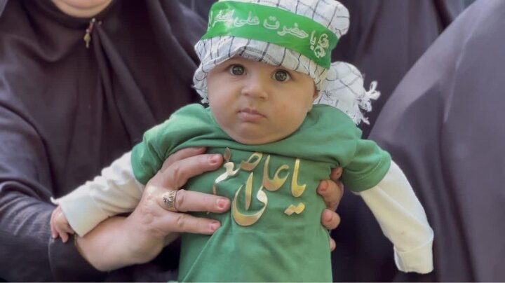 تصاویر/ مراسم شیرخوارگان حسینی در چهاربرج