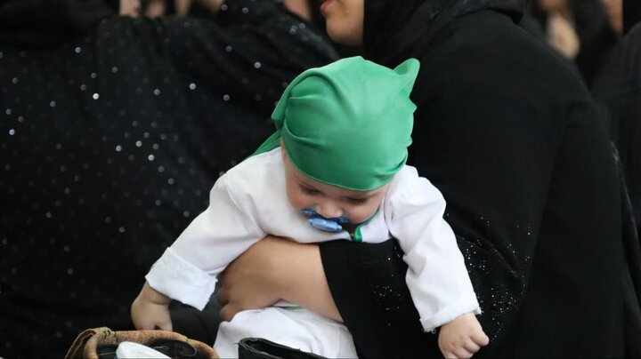 تصاویر/ مراسم شیرخوارگان حسینی در شاهین دژ
