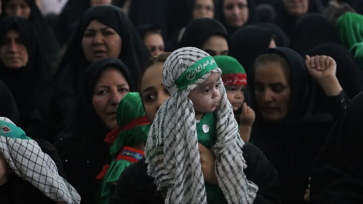 تصاویر/ مراسم شیرخوارگان حسینی در شاهین دژ