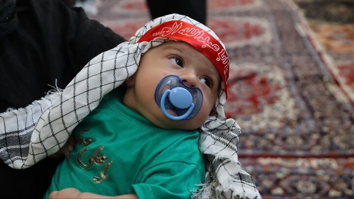 تصاویر/ مراسم شیرخوارگان حسینی در شاهین دژ