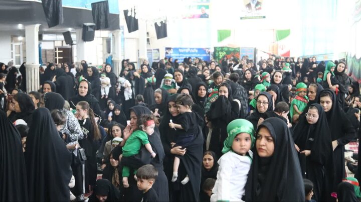 تصاویر/ مراسم شیرخوارگان حسینی در شاهین دژ