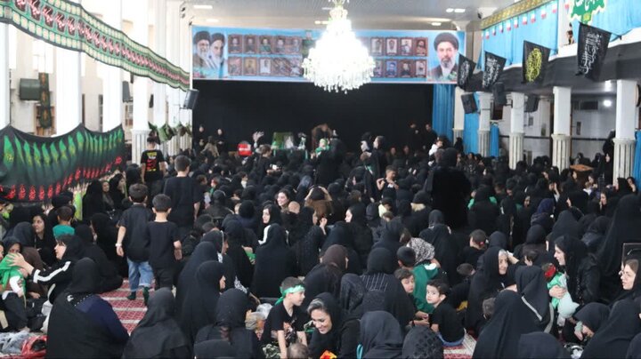 تصاویر/ مراسم شیرخوارگان حسینی در شاهین دژ