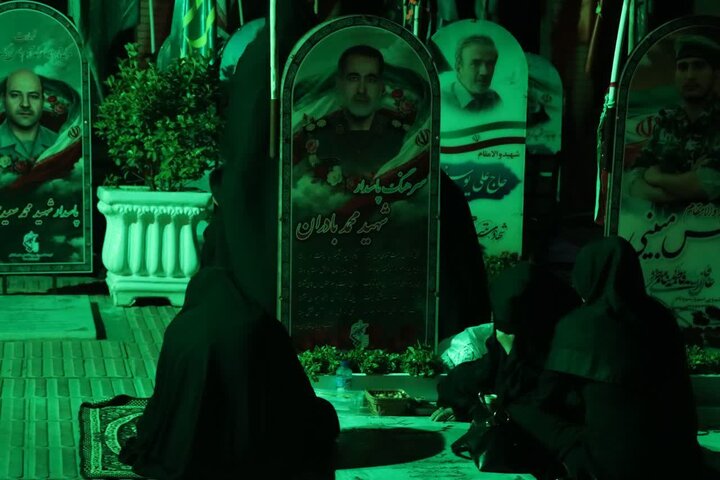 تصاویر/مراسم عـزاداری دهه اول محـرم الـحرام در گلزار شهدای اراک