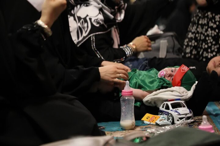 تصاویر/ مراسم شیرخوارگان حسینی در مصلی ارومیه
