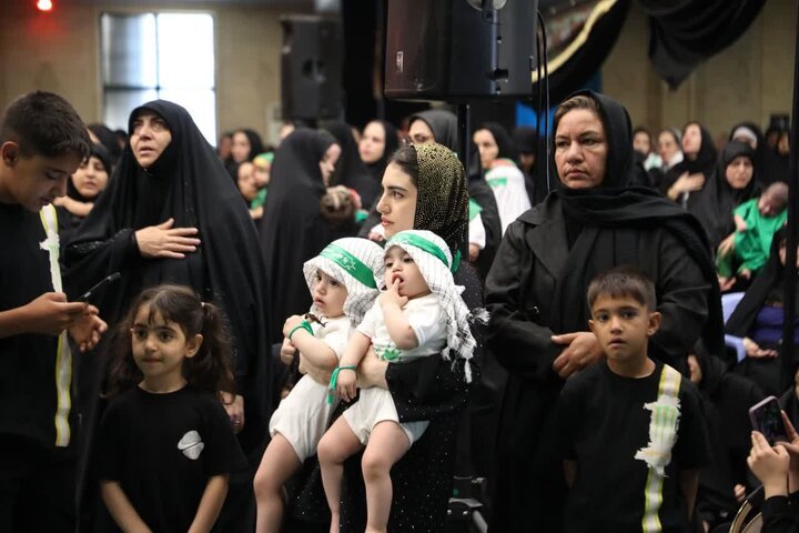 تصاویر/ مراسم شیرخوارگان حسینی در مصلی ارومیه