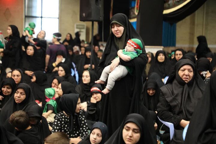 تصاویر/ مراسم شیرخوارگان حسینی در مصلی ارومیه