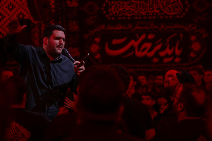تصاویر/ شب چهارم محرم هیئت ضد صهیونیستی انصارولایت دارالعباده یزد