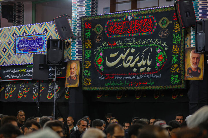 تصاویر/ شب چهارم محرم هیئت ضد صهیونیستی انصارولایت دارالعباده یزد