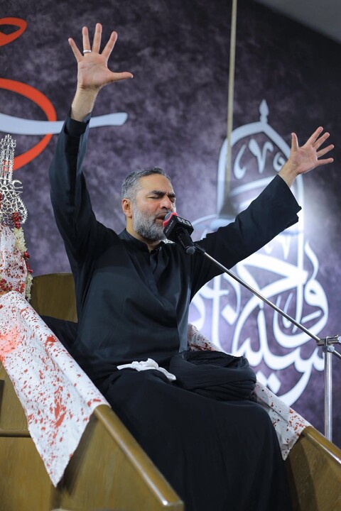 تصاویر/ مسجد و امام بارگاہ المحسن کراچی میں دوسری مجلسِ عزاء، عشقِ اہلِ بیتؑ سے سرشار عزاداروں کی بھرپور شرکت