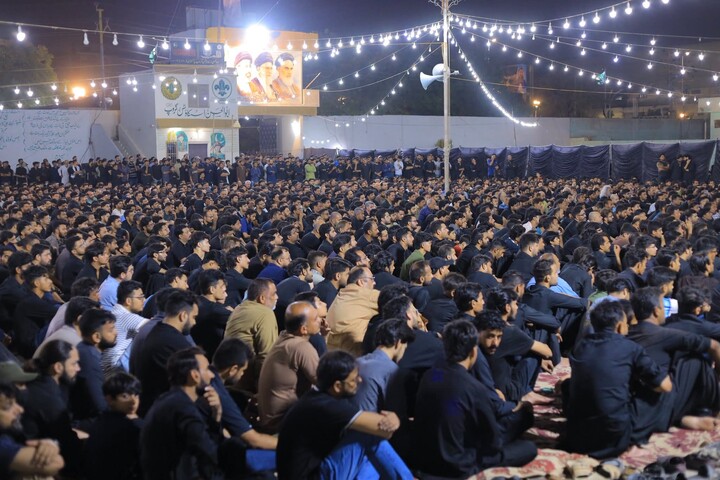 تصاویر/ مسجد و امام بارگاہ المحسن کراچی میں دوسری مجلسِ عزاء، عشقِ اہلِ بیتؑ سے سرشار عزاداروں کی بھرپور شرکت