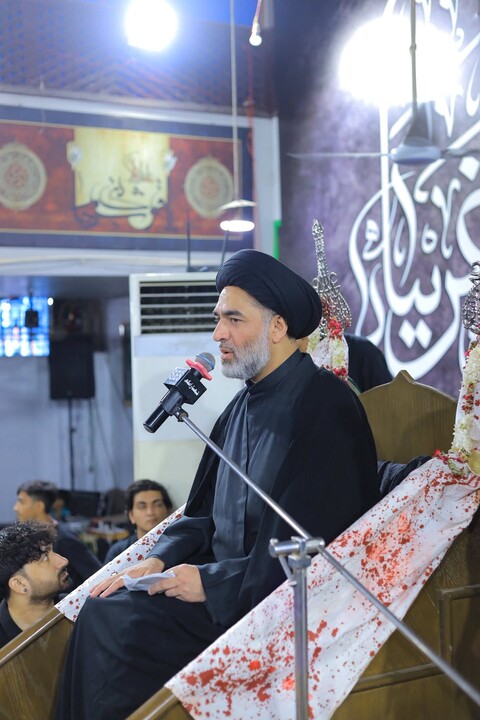 تصاویر/ مسجد و امام بارگاہ المحسن کراچی میں دوسری مجلسِ عزاء، عشقِ اہلِ بیتؑ سے سرشار عزاداروں کی بھرپور شرکت