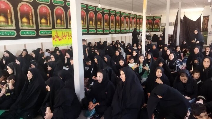 تصاویر/همایش شیرخوارگان حسینی در بخش ماژین