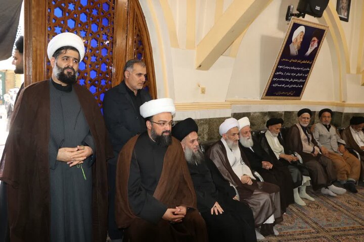تصاویر/ حضور نماینده ولی فقیه در بیست و پنجمین سالگرد آیت الله ایازی (ره)