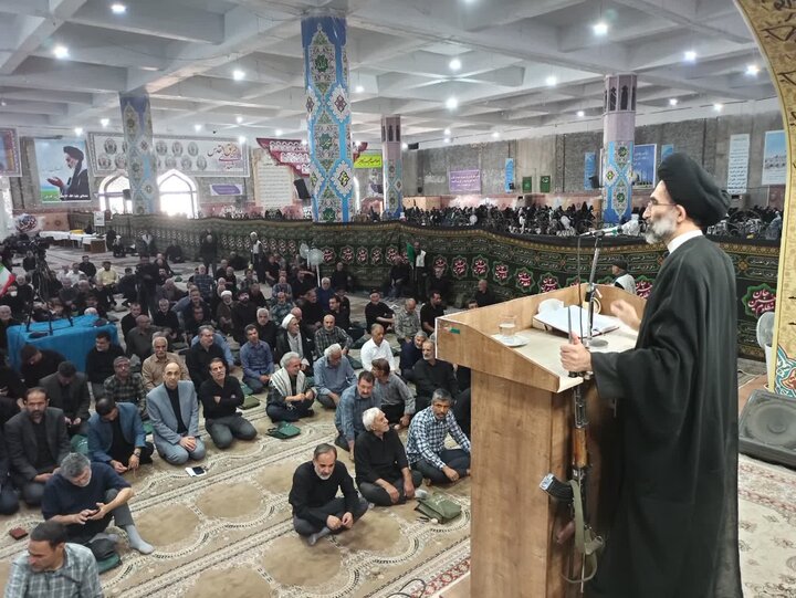 تصاویر/ نماز عبادی سیاسی جمعه کاشان