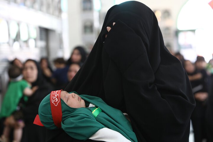 تصاویر/ همایش بزرگ شیرخوارگان حسینی(ع)در امامزادگان ابراهیم و محمد(ع)قم