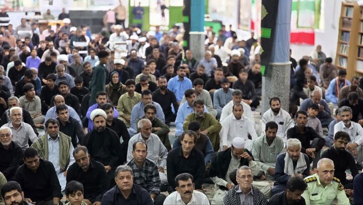 تصاویر/ اقامه نمازجمعه شهر ریگان