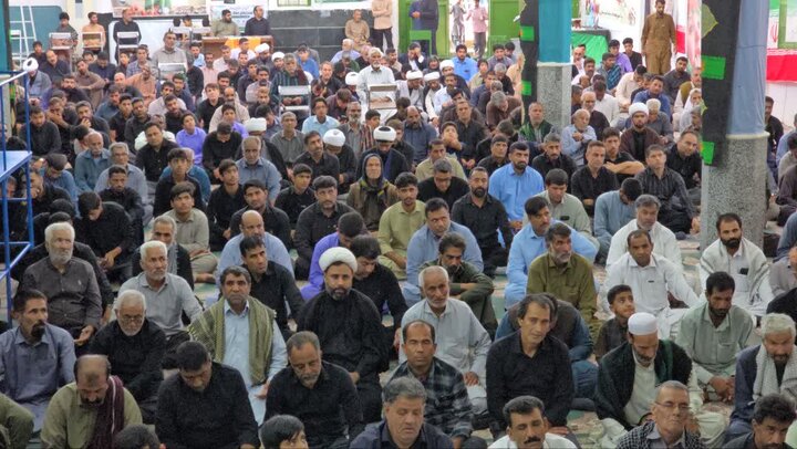 تصاویر/ اقامه نمازجمعه شهر ریگان