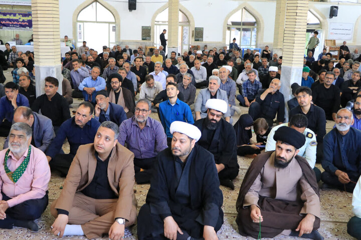 تصاویر| مراسم عبادی سیاسی نماز جمعه قاین