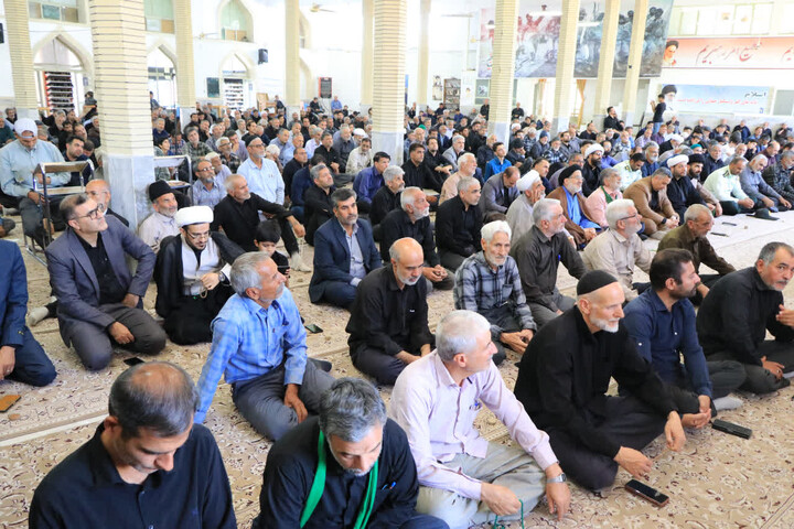 تصاویر| مراسم عبادی سیاسی نماز جمعه قاین
