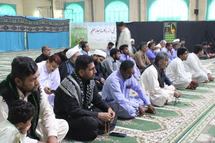 تصاویر/ آیین عبادی سیاسی نماز جمعه شهرستان دلگان