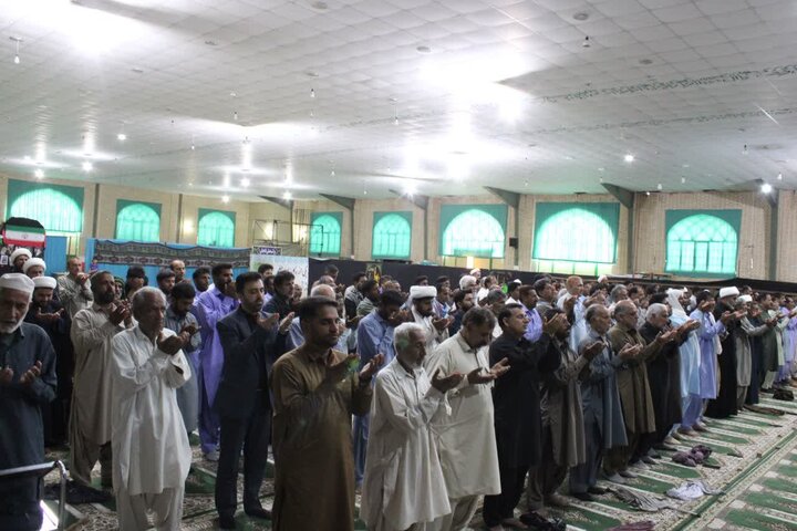 تصاویر/ آیین عبادی سیاسی نماز جمعه شهرستان دلگان