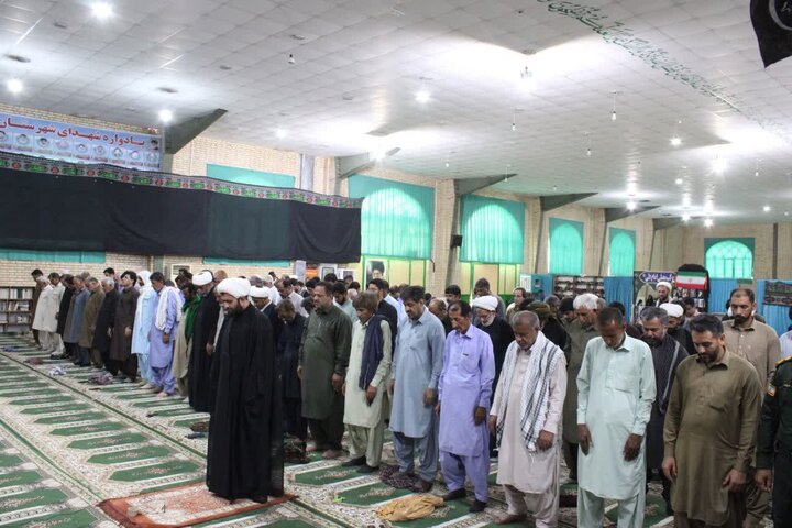 تصاویر/ آیین عبادی سیاسی نماز جمعه شهرستان دلگان
