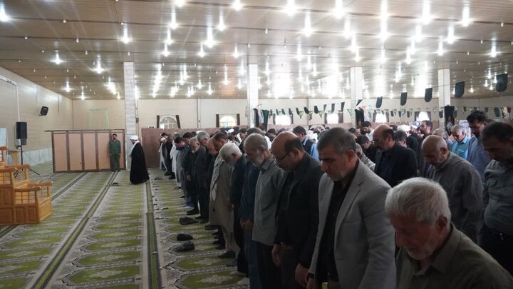 تصاویر/ آیین عبادی سیاسی نماز جمعه شهرستان زهک