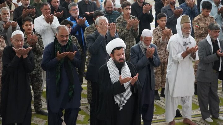 تصاویر/ آیین عبادی سیاسی نماز جمعه شهرستان زهک