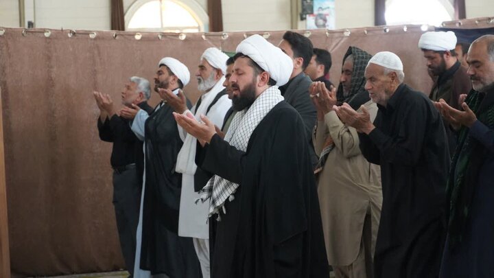 تصاویر/ آیین عبادی سیاسی نماز جمعه شهرستان زهک
