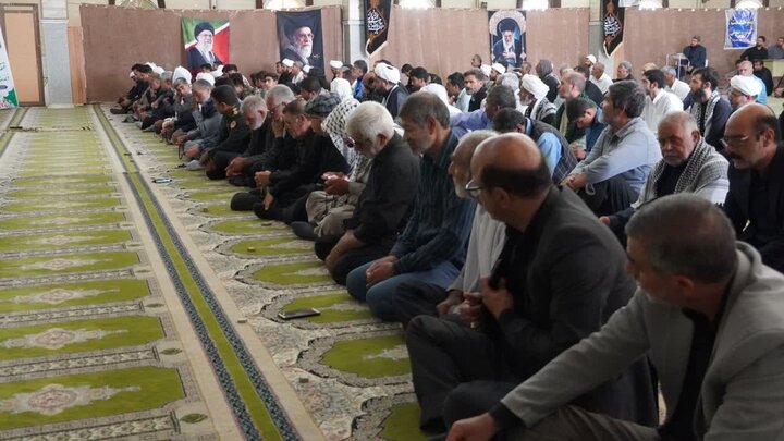 تصاویر/ آیین عبادی سیاسی نماز جمعه شهرستان زهک