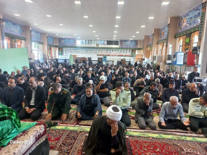 تصاویر| نماز جمعه عبادی سیاسی خوسف