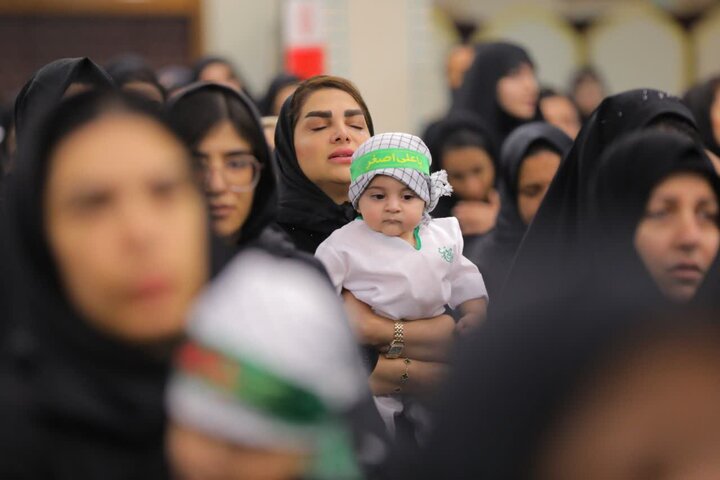 تصاویر/ مراسم شیرخوارگان حسینی در ساوجبلاغ