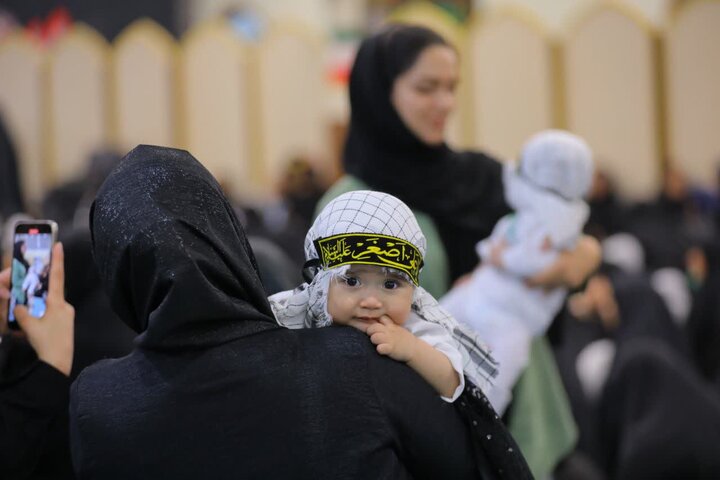 تصاویر/ مراسم شیرخوارگان حسینی در ساوجبلاغ