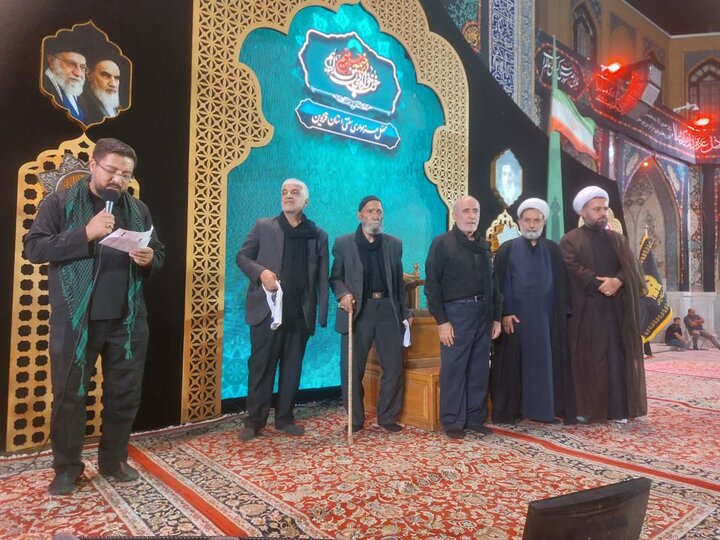 تصاویر / تجلیل از پیر غلامان قزوین توسط امام جمعه شهر اقبالیه قزوین