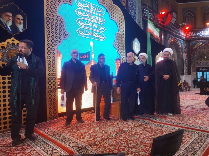 تصاویر / تجلیل از پیر غلامان قزوین توسط امام جمعه شهر اقبالیه قزوین
