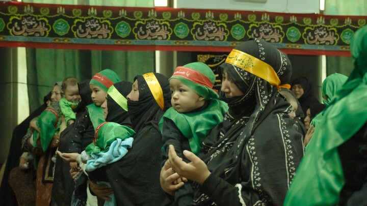 تصاویر/ کرگل میزبان اجتماع عظیم روز علی‌ اصغر(ع)؛ حضور گسترده کودکان و مادران