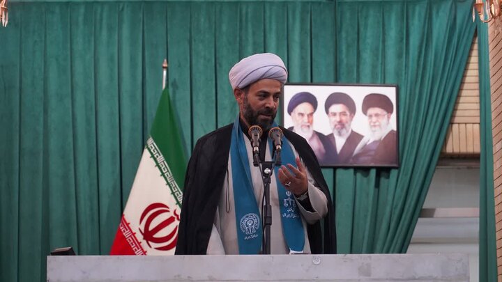 تصاویر/ آیین عبادی سیاسی نماز جمعه خوی