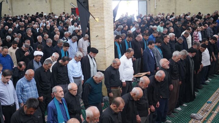 تصاویر/ آیین عبادی سیاسی نماز جمعه خوی