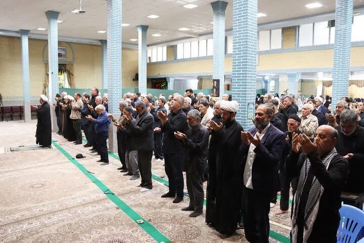 تصاویر/ آیین عبادی سیاسی نماز جمعه نوشین شهر