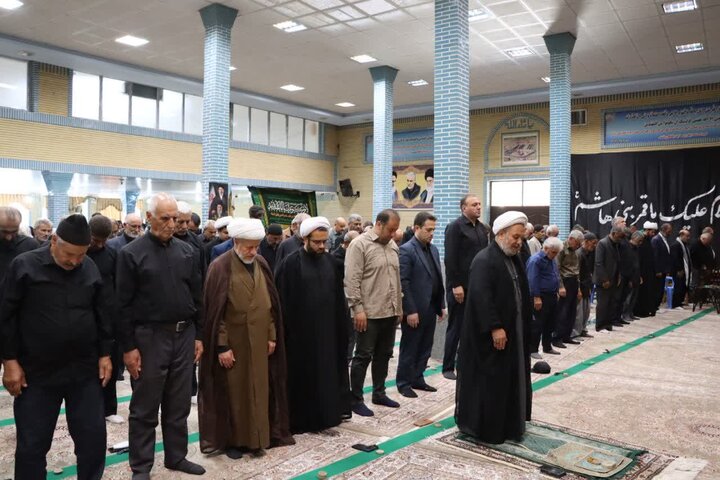 تصاویر/ آیین عبادی سیاسی نماز جمعه نوشین شهر