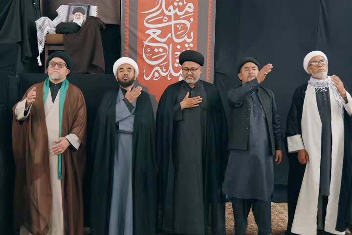 تصاویر/ حال‌وهوای حسینی در کرگل؛ اجتماع پرشور عزاداران در حسینی پارک