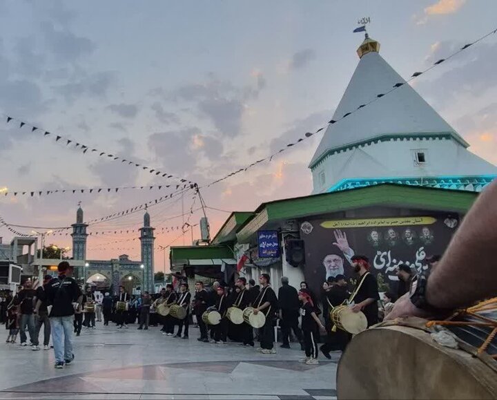 تصاویر/ استقبال از دمام زنان شهرستان بابل در بقعه متبرکه امامزاده ابراهیم (ع) آمل