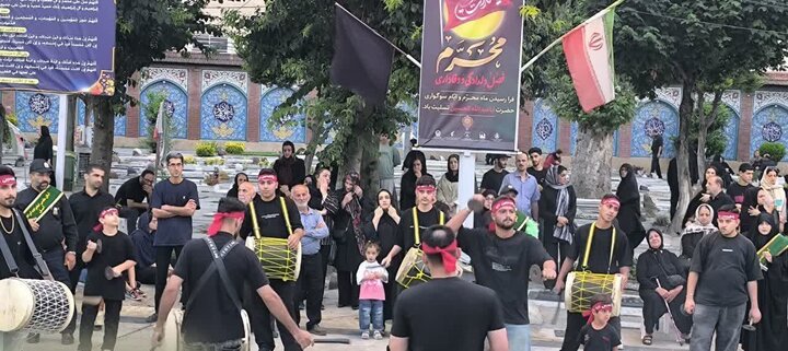 تصاویر/ استقبال از دمام زنان شهرستان بابل در بقعه متبرکه امامزاده ابراهیم (ع) آمل