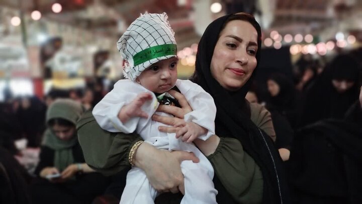 تصاویر/ همایش شیرخوارگان حسینی در مصلّای شهرستان بابل