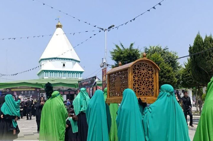 تصاویر/  همایش شیرخوارگان حسینی در بقعه متبرکه امامزاده ابراهیم (ع) آمل