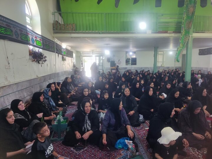 تصاویر/مراسم شیرخوارگان حسینی در شازند